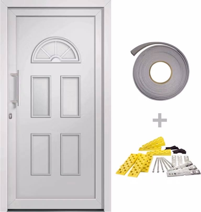 Porta di Ingresso Bianca 110x210 cm