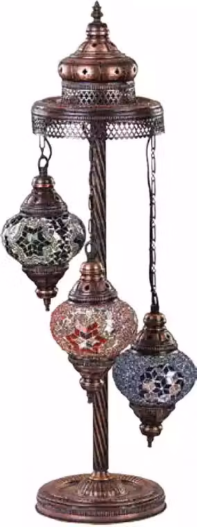 Tischlampe Tischleuchte Lampe Leuchten Luxus Mehrfarbig Lampen Glas