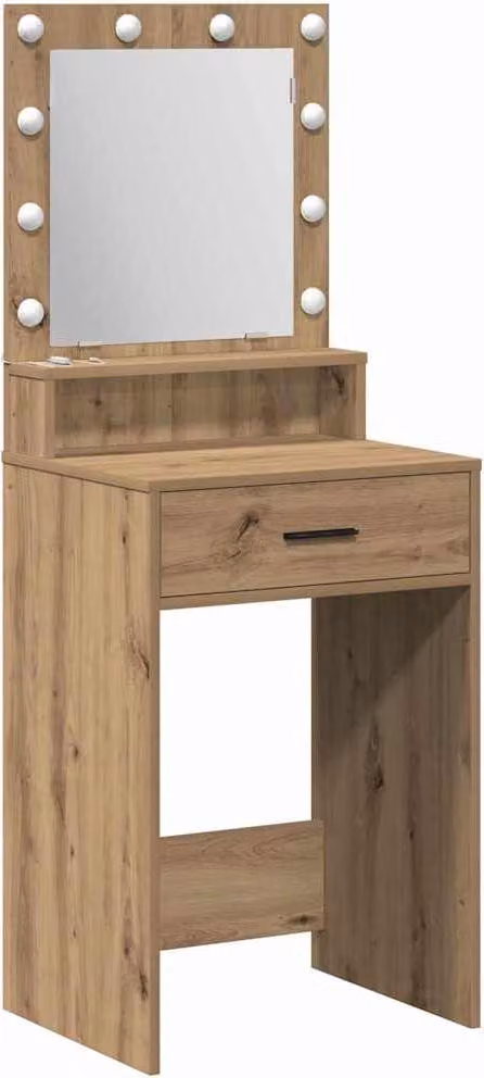 Tavolo da Trucco Rovere artigianale 50 x 41 x 135 cm