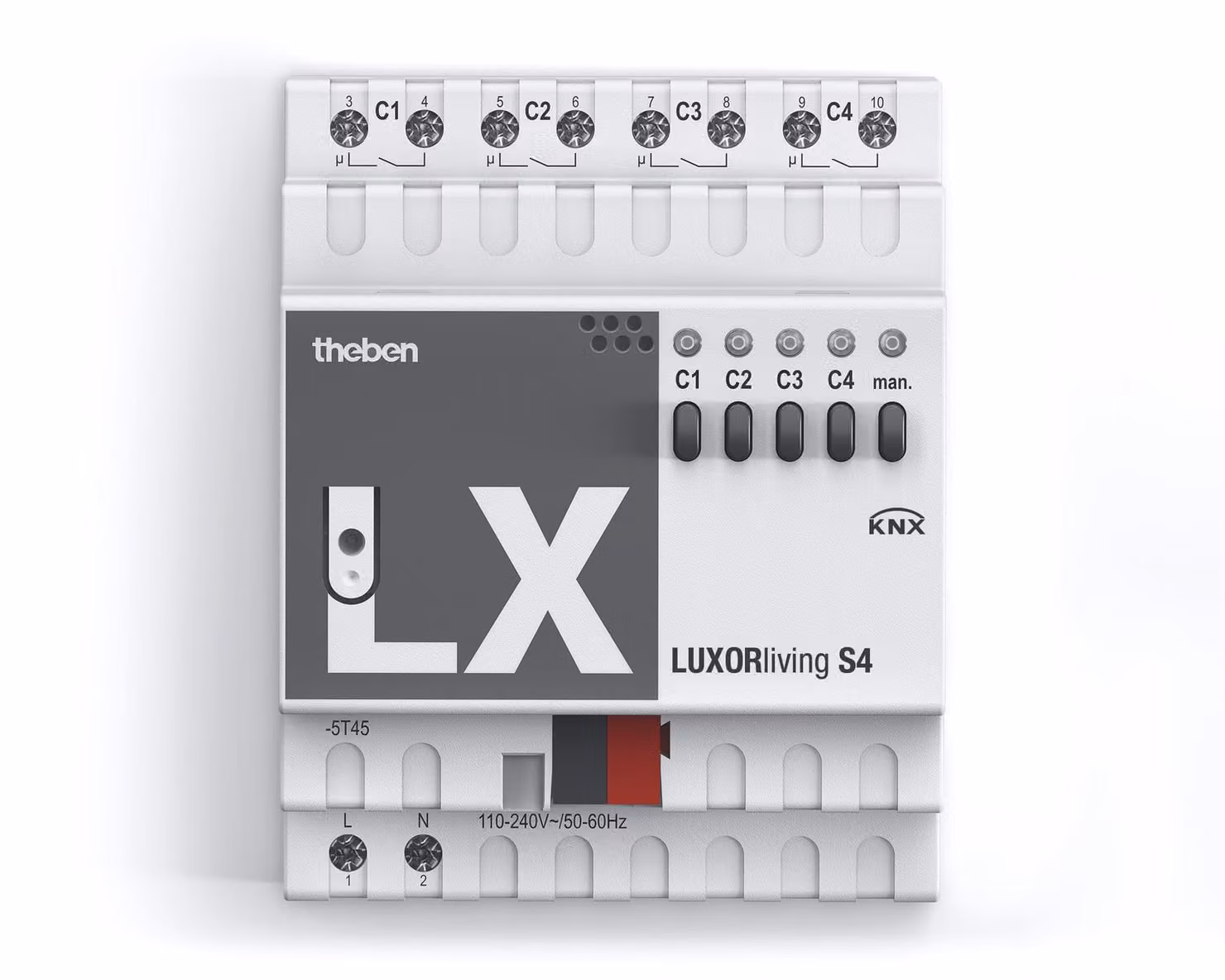 Theben Smart Home system LUXORliving S4 Attuatore di commutazione del sistema bus a 4 canali