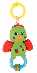Sonaglio Little Dragon Clementoni Multicolore con Suoni per Neonati