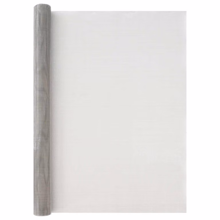 Rete per schermatura vidaXL in acciaio inossidabile Argento L: 1000 cm, H: 100 cm, 20 Mesh