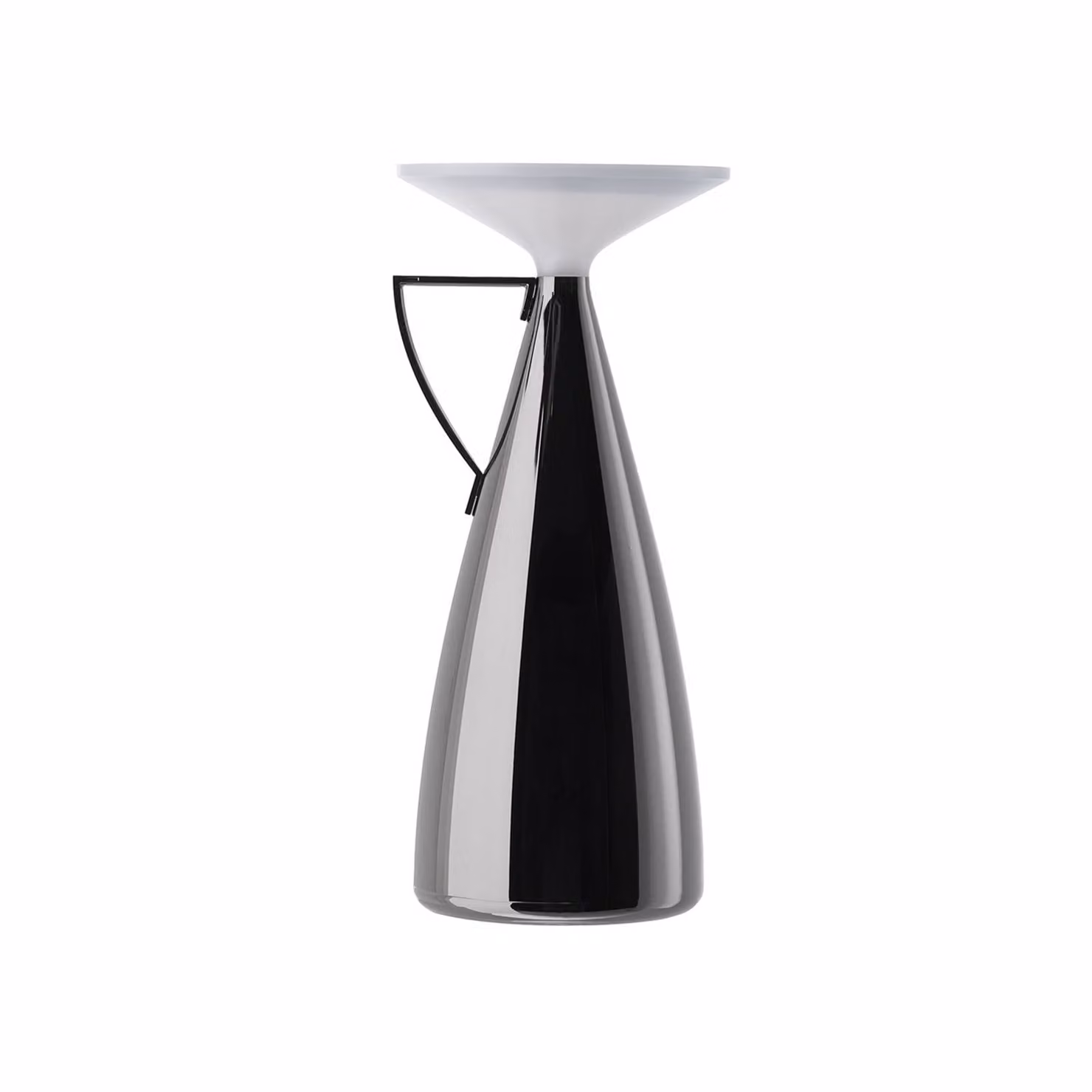 Kartell Lampada da tavolo a LED Camomille, dimmerabile, Alluminio / Grigio / Zincato, Soggiorno / Sala da pranzo, Plastica, Design, Lampada da tavolo LED