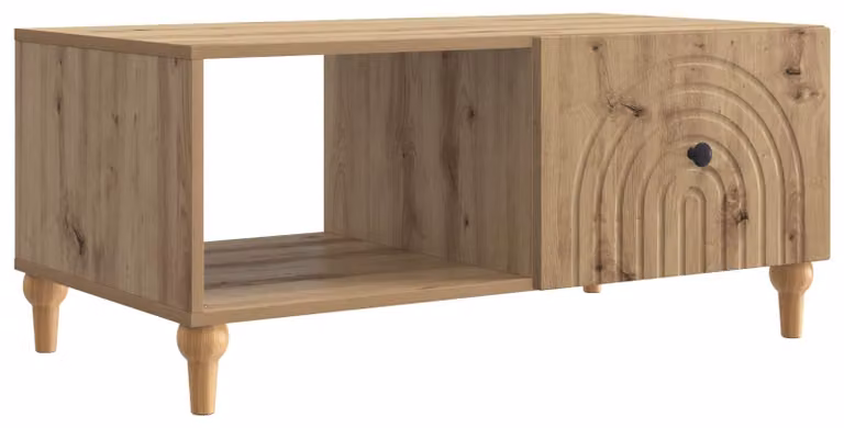 Tavolino da salotto Rovere Artigianale 90 x 50 x 40 cm