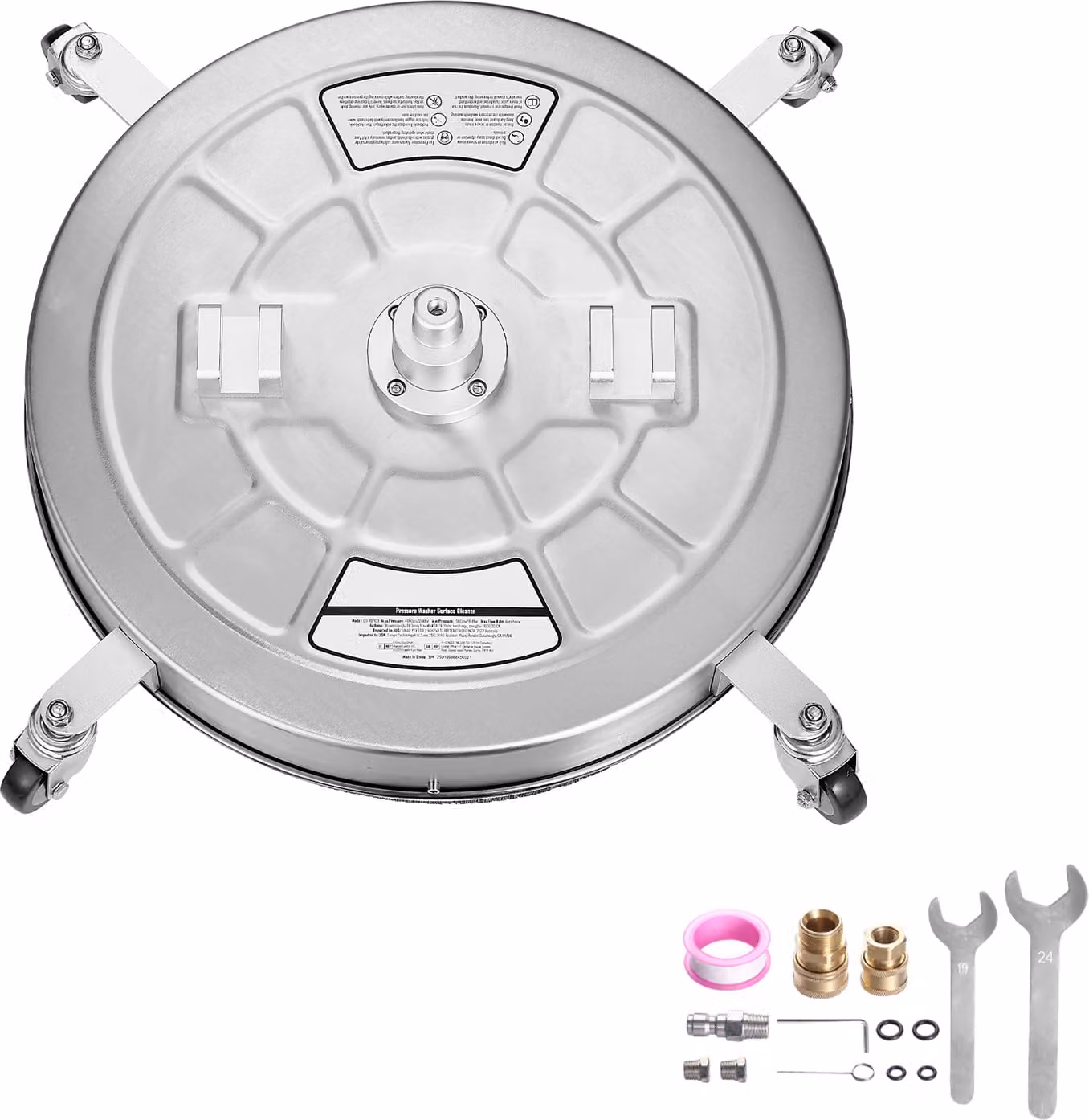 SucceBuy idropulitrice per superfici 612 mm, max. 276 bar, con maniglie e ruote