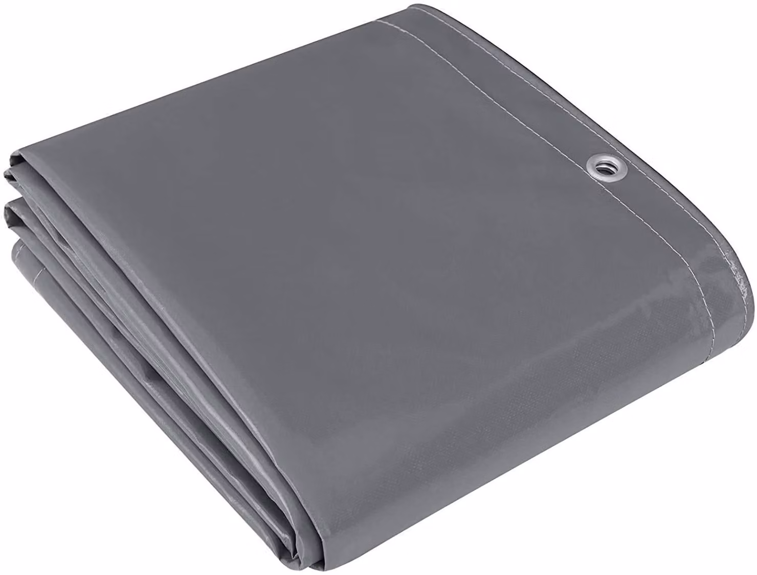Telo in PVC impermeabile, 500 g/m², colore grigio scuro, dimensioni 400x500 cm
