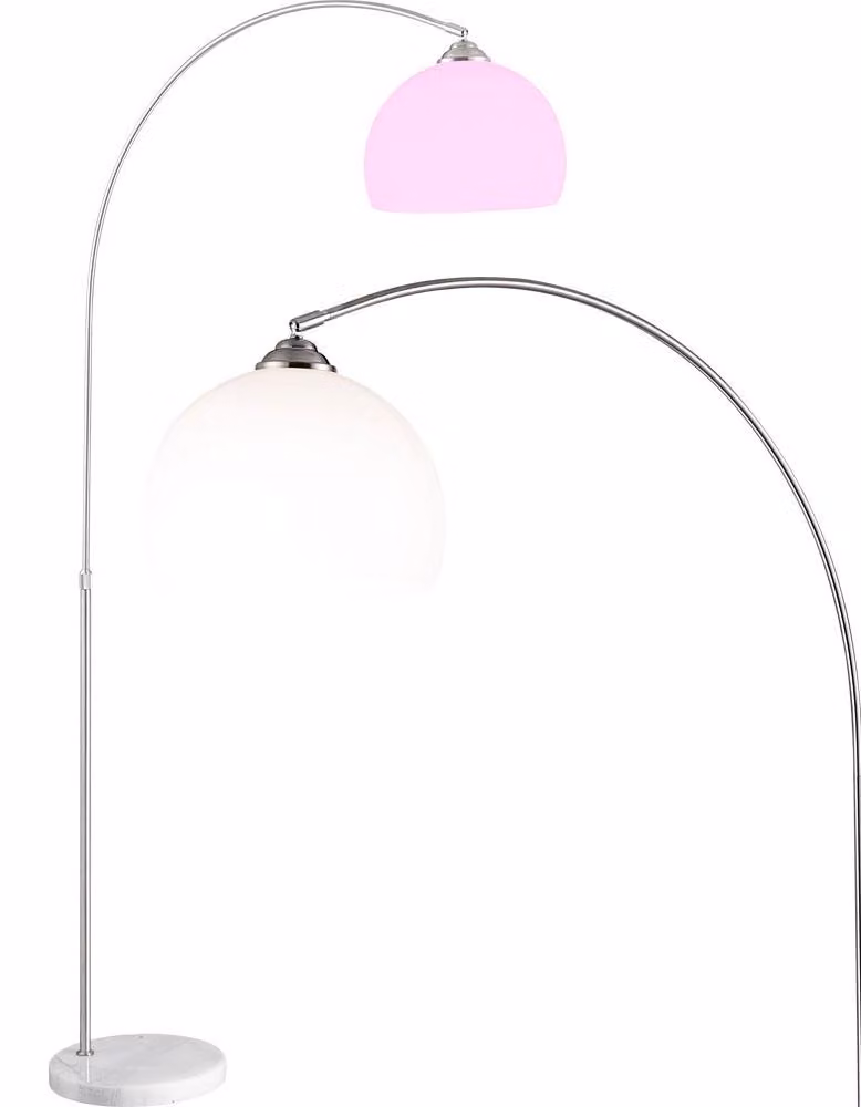 Lampada da terra LED RGB, base in marmo, funzione telescopica, app