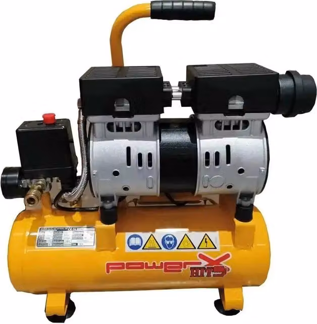 Compressore silenziato Power Hit giallo 6 LT