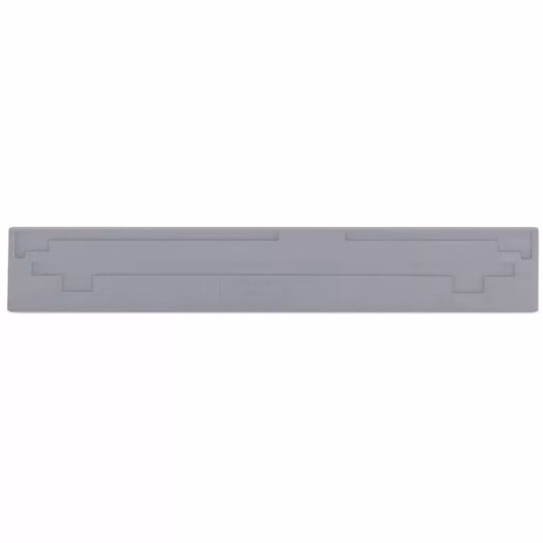 Parete divisoria WAGO, spessore 2 mm, 283-326, sporgente, grigia, 283-326