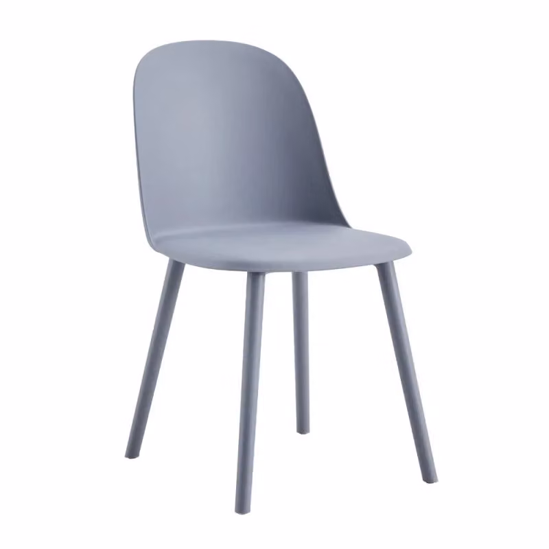 Set di 4 sedie Opale Home EFFEZETA in polipropilene grigio scuro L: 55.5 cm, P: 44 cm, H: 80 cm – 2