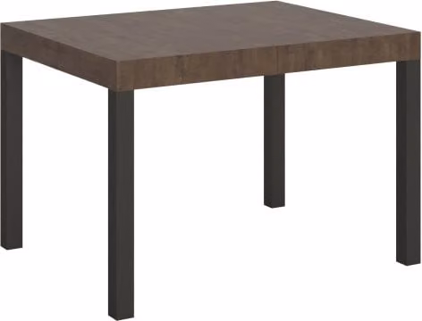 Tavolo allungabile 80x120/204 cm Everyday telaio Antracite - Noce
