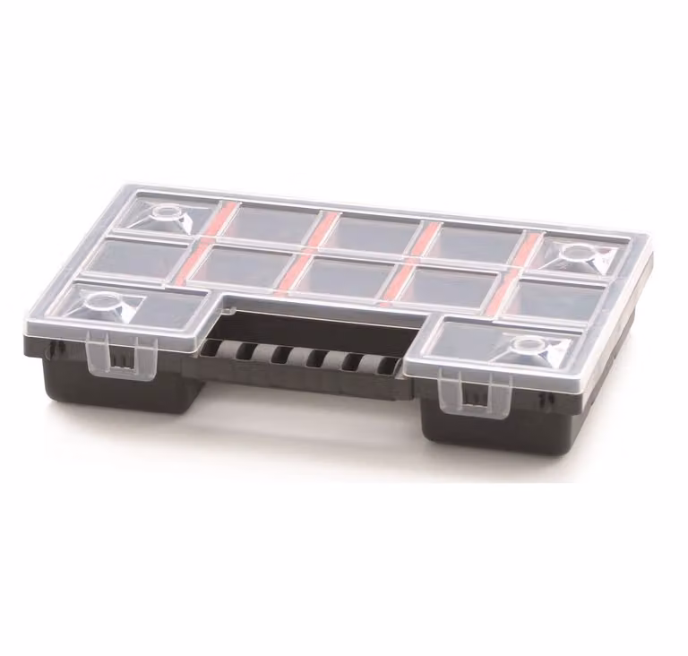Plastový organizér 12 přihrádek (přepážky) NORS 287x186x50 mm