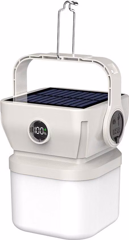 Lampada solare impermeabile, portata 500 m, 120 m²
