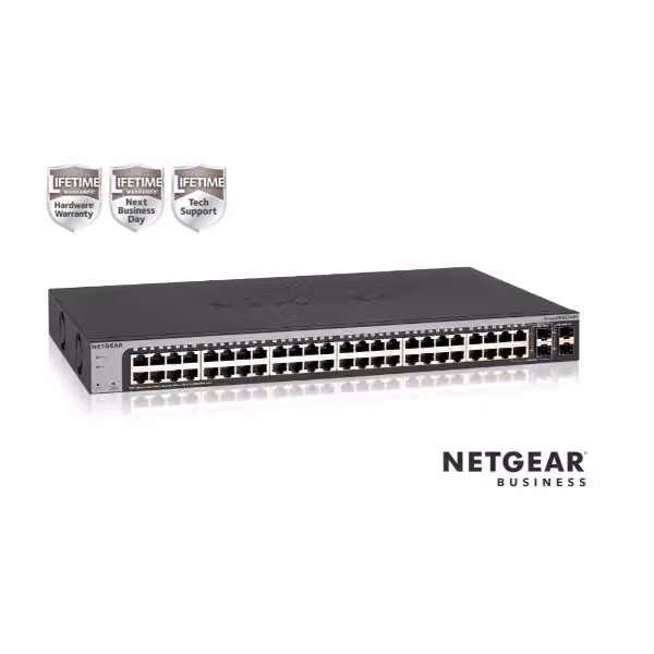Switch Netgear GS748T Gestito L2/L3/L4 Gigabit Ethernet Nero e Grigio – 2