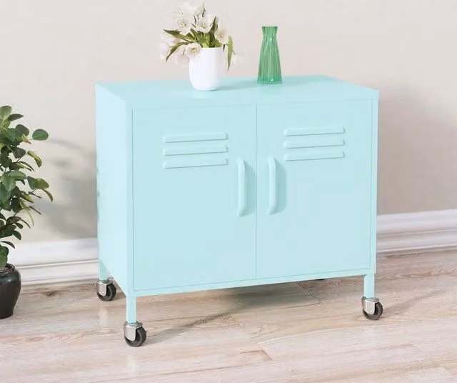 Armoire de rangement Menthe 60x35x56 cm Acier