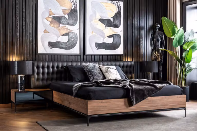 Bett Luxus Betten 160x200 cm Doppelbett Luxusmöbel im modernen Stil