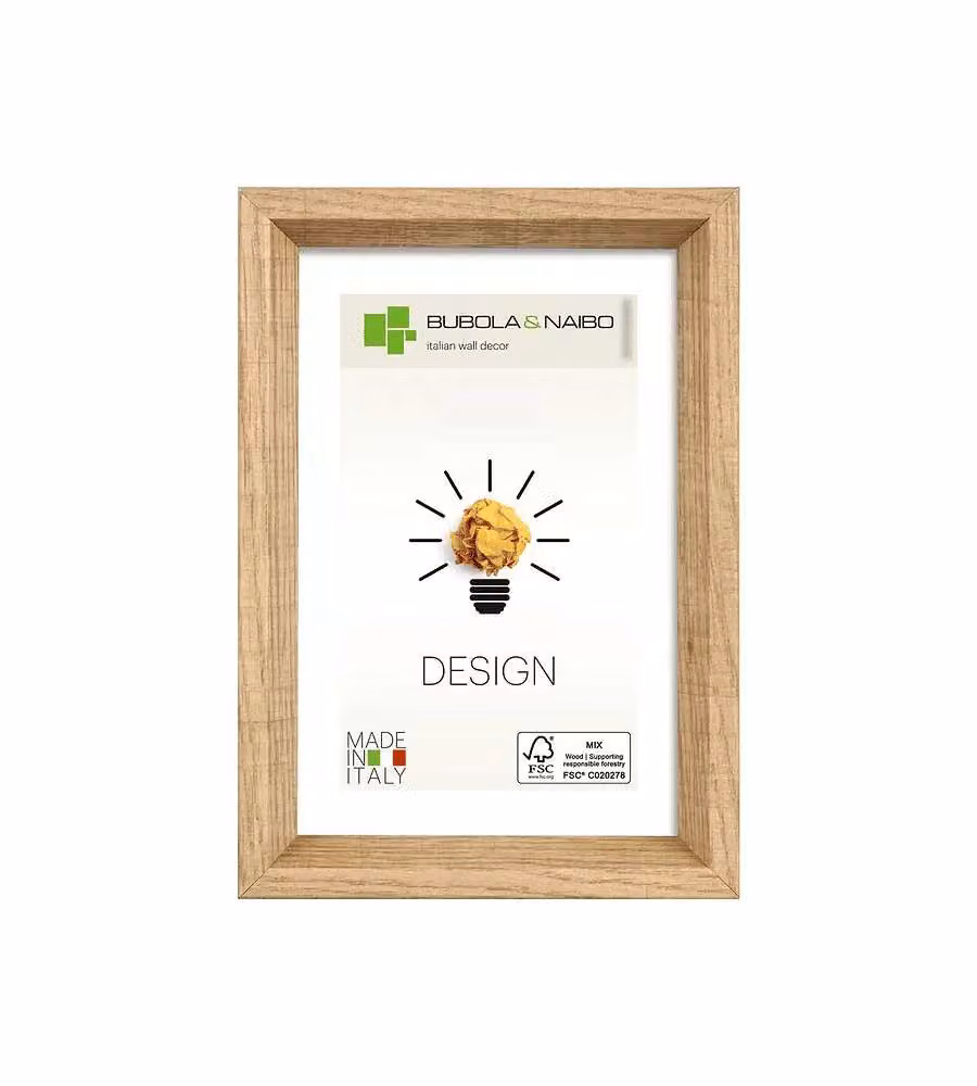 Cornice in Legno Olinda 21x29,7 cm Effetto Quercia Rettangolare