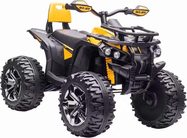 Quad Elettrico per Bambini ¨C zephmum ¨C Giallo 100x65x73cm