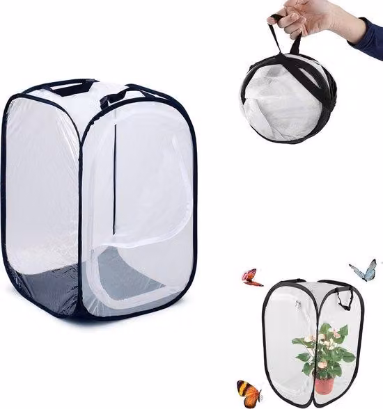 Casetta per insetti per bambini - Giocattolo da esterno - Gabbia portatile - Altezza 60 cm