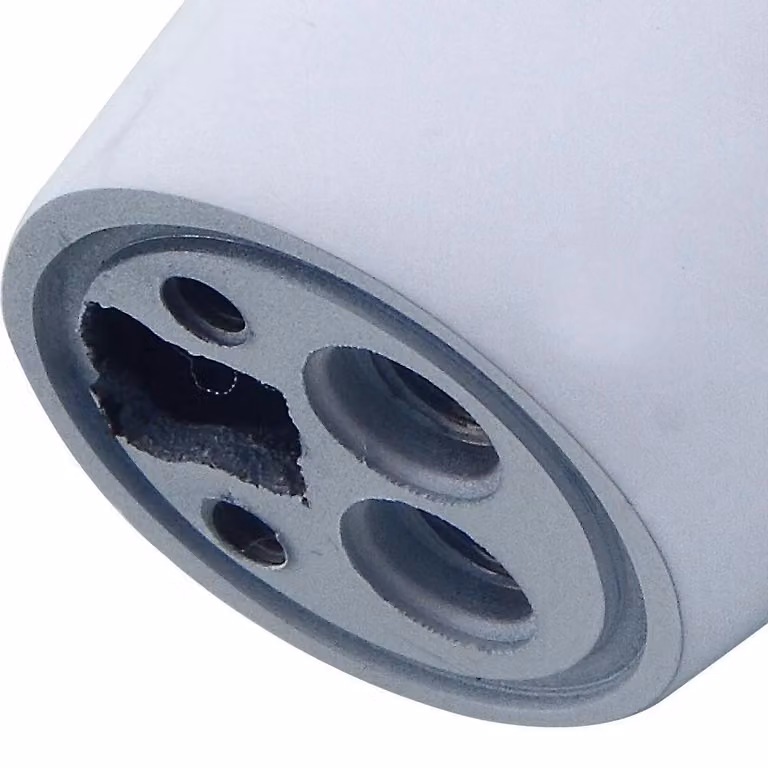 Miscelatore per lavabo, monocomando, design moderno, ottone, bianco