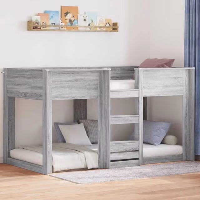 Letto a Castello per Bambini Sonoma grigio 100 x 200 cm 3410424