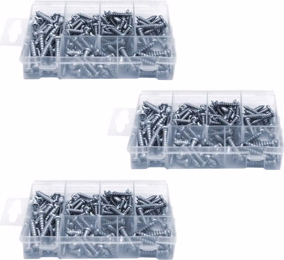 Set di 525 viti per lamiera