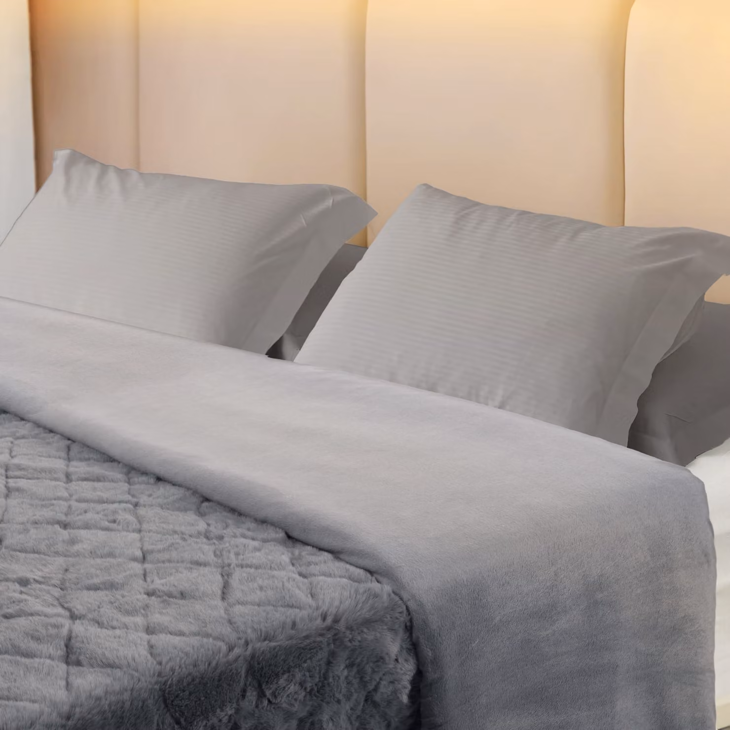Coperta morbida Arnia antracite L: 150 cm, P: 200 cm – 2