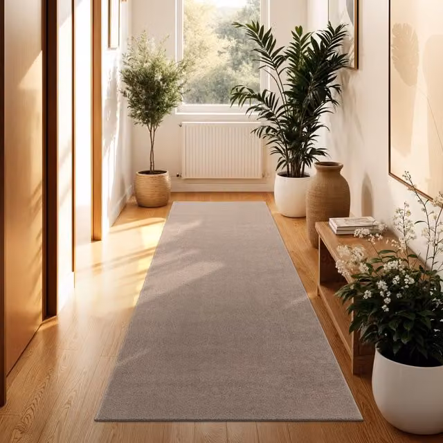 Tappeto Calissa taupe 80x300 cm