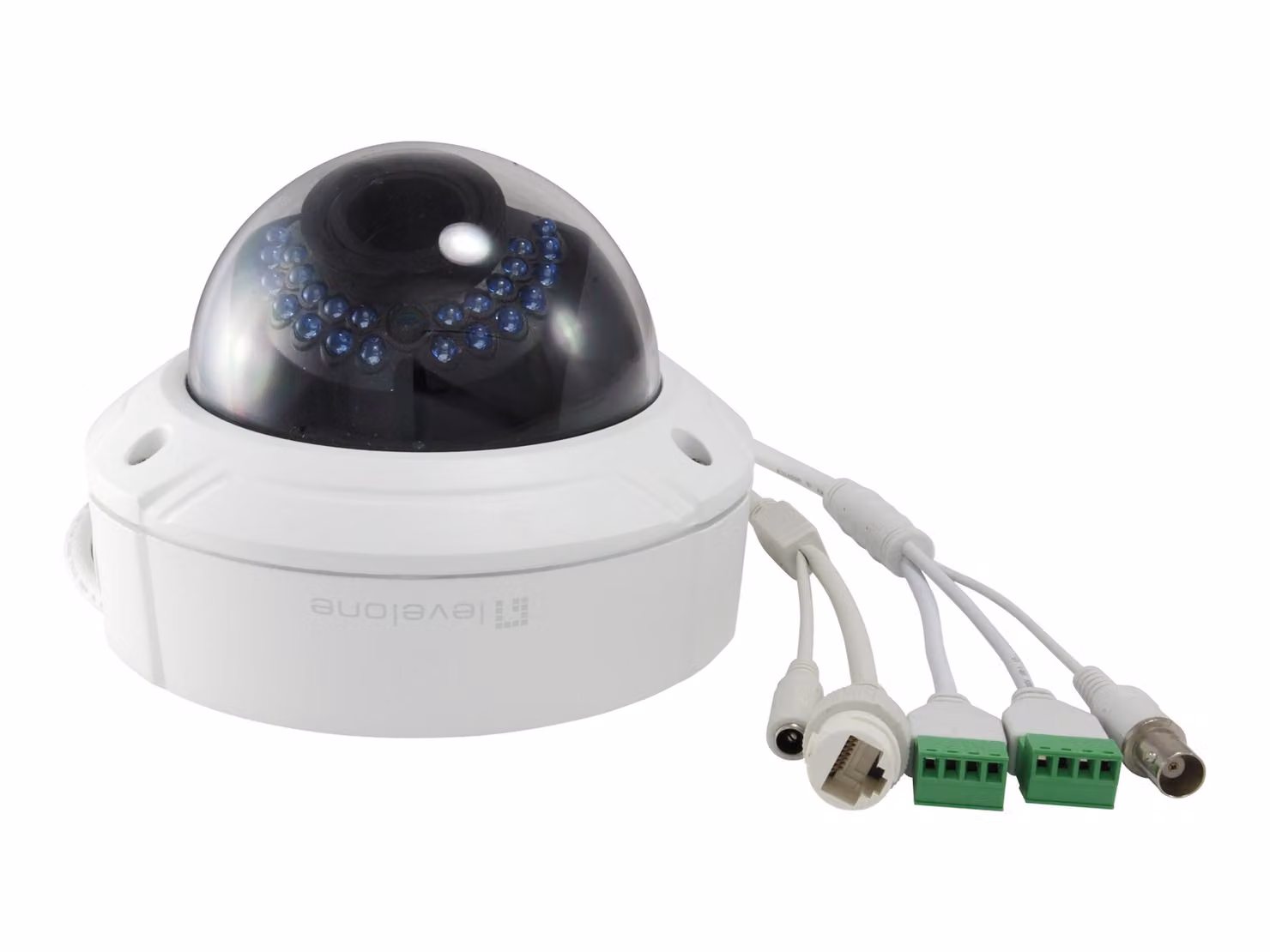 LevelOne FCS-3085 - Telecamera di rete per la sorveglianza - Dome - Esterna - Resistente agli atti vandalici e alle intemperie - Colore (giorno e notte)