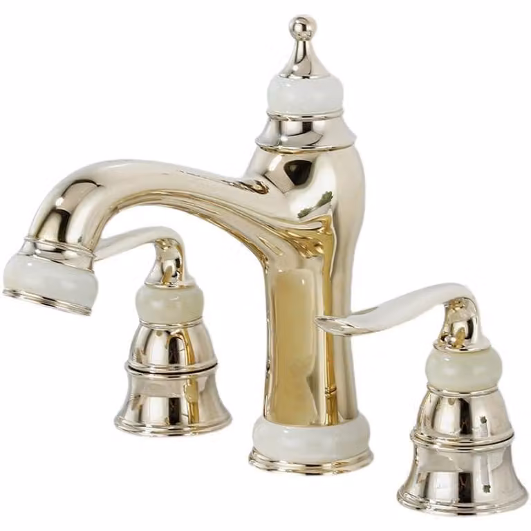 Rubinetto per lavabo - Acqua calda e fredda - Set da tre pezzi