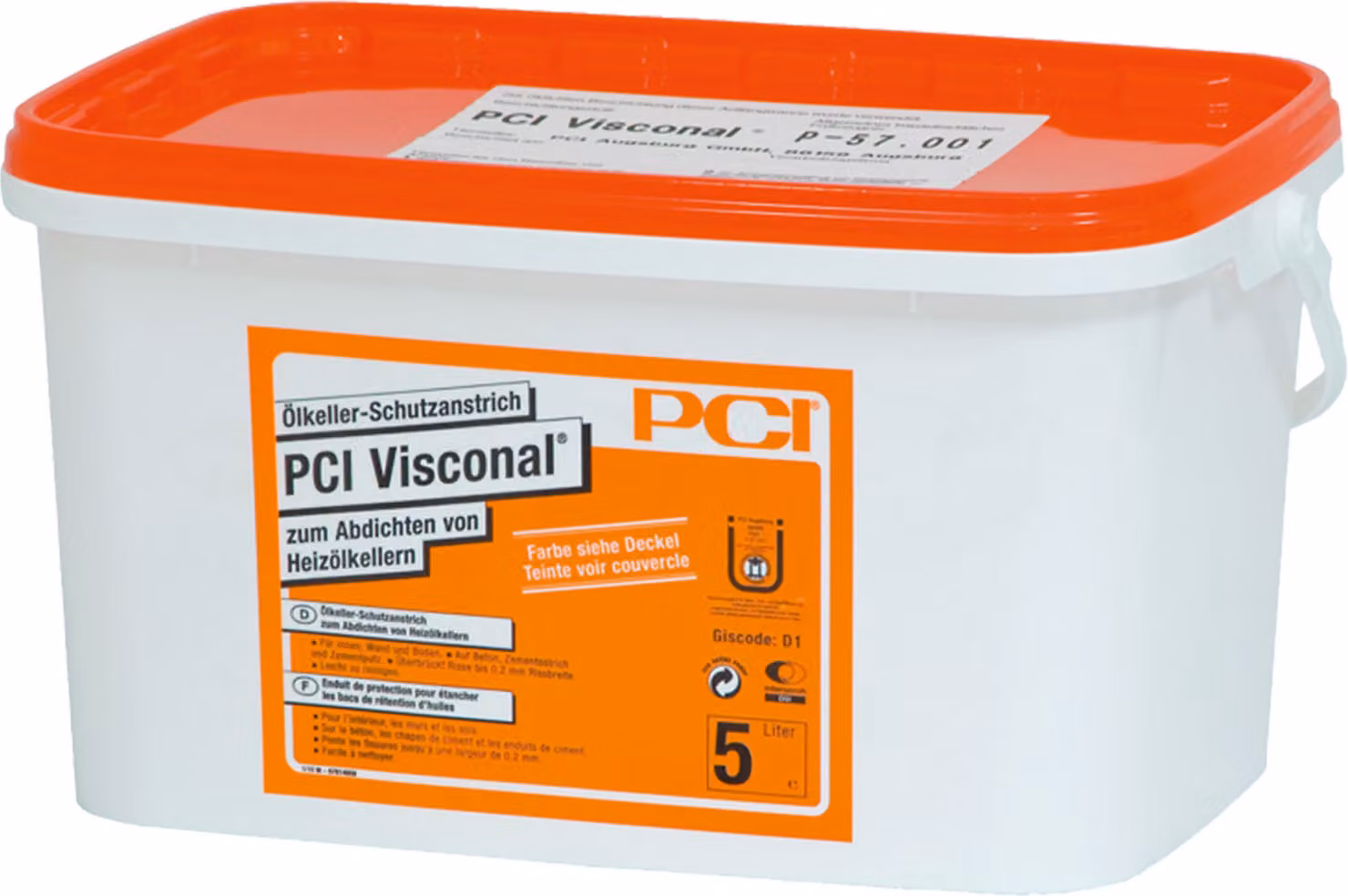PCI Visconal Ölkeller-Schutzanstrich rot 5,0 l
