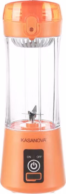Frullatore portatile senza fili KASANOVA colore arancione, capacità 350 ml