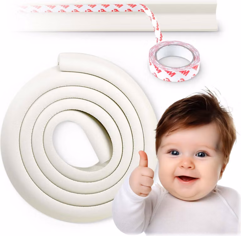 Nastro di sicurezza in schiuma Ricokids 798700 bianco 2 m