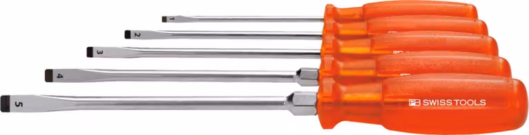Set di cacciaviti PB Swiss Tools, con manico "Multicraft", 5 pezzi