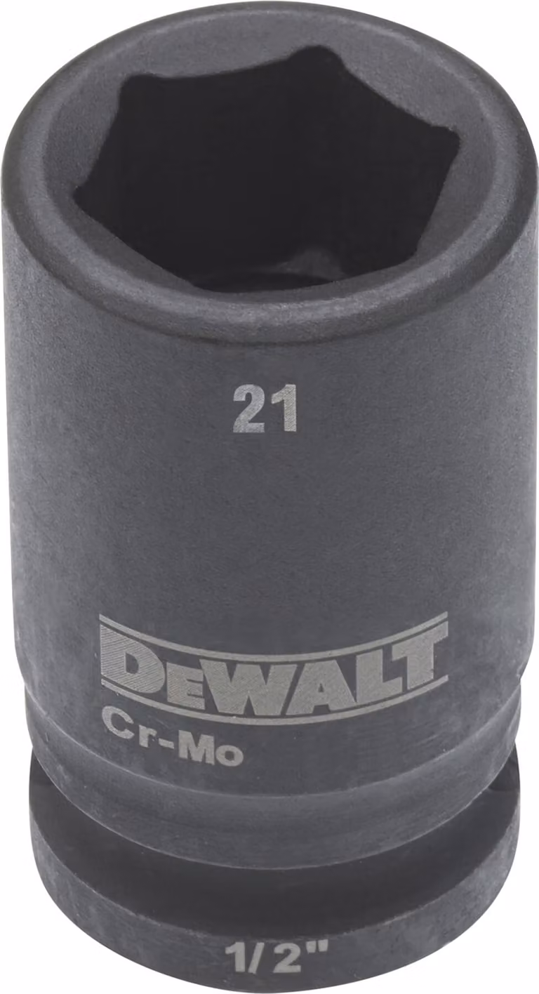 DEWALT Steckschluessel kurz 21mm 1/2 Schlagfest