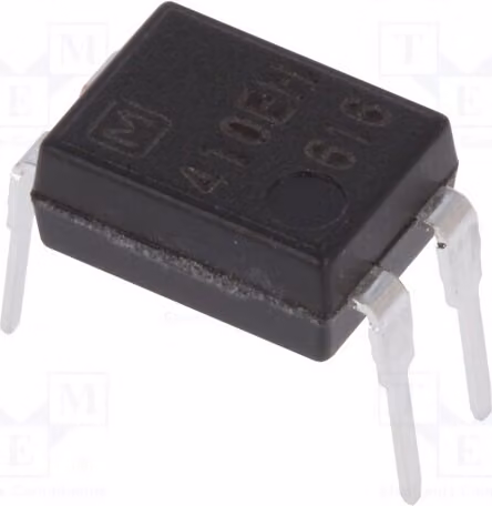 1 relè: semiconduttore, corrente massima 130mA, tensione massima 350VAC, corrente di controllo: 3mA, tensione massima 350VDC, modello AQY410EH, monofase