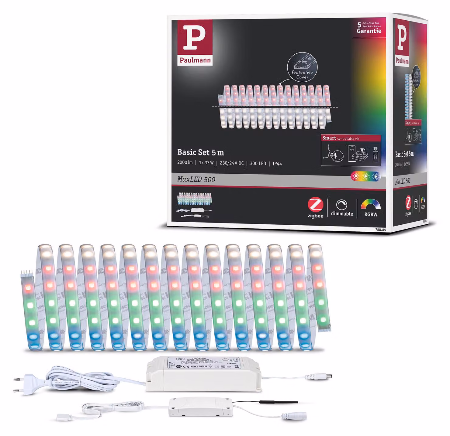 Paulmann MaxLED 500 Striscia LED RGBW Basisset