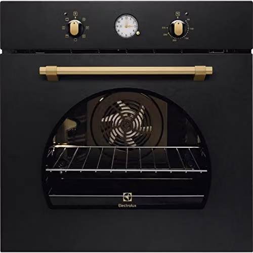 Electrolux Forno Elettrico in Acciaio Inossidabile Nero da 60 cm FR65G