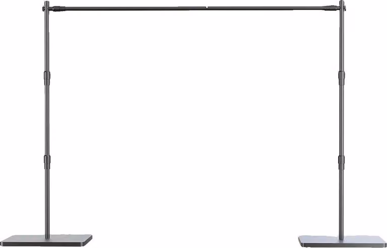 Supporto a parete, portata elevata, regolabile in altezza, dimensioni 2,4 x 3 metri