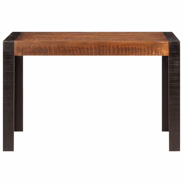 Tavolo da Pranzo ambra 120x60x76 cm in Legno Massello di Mango
