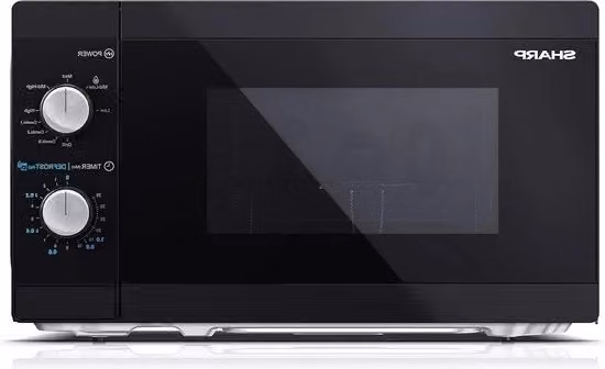 Magnetron 20 litri con funzione griglia - 5 livelli - funzione congelatore - piano rotante 255 mm - nero