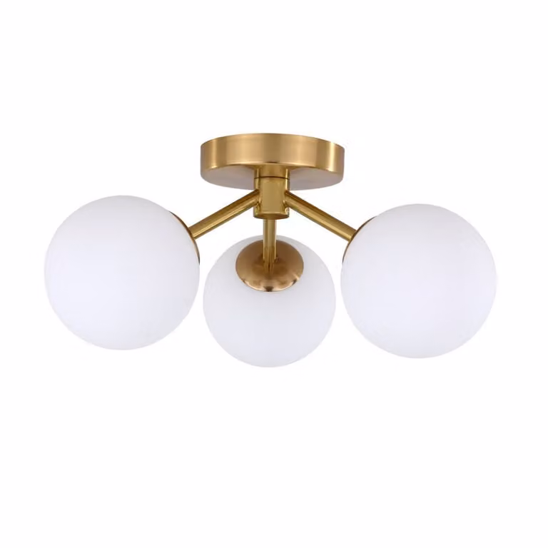 Lampada da soffitto Dorado oro-bianca 3xG9x40W in metallo, dimensioni: 17x36x33 cm, IP20, Light Prestige