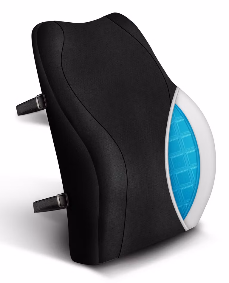 Cuscino ergonomico per il supporto lombare, schienale in gel viscoelastico per sedili auto e sedie da ufficio