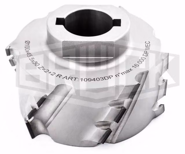 Fresa per giunti Brück DP 100 x 45,5 (61) x 30 mm Z2+2 sinistra | 109413DP