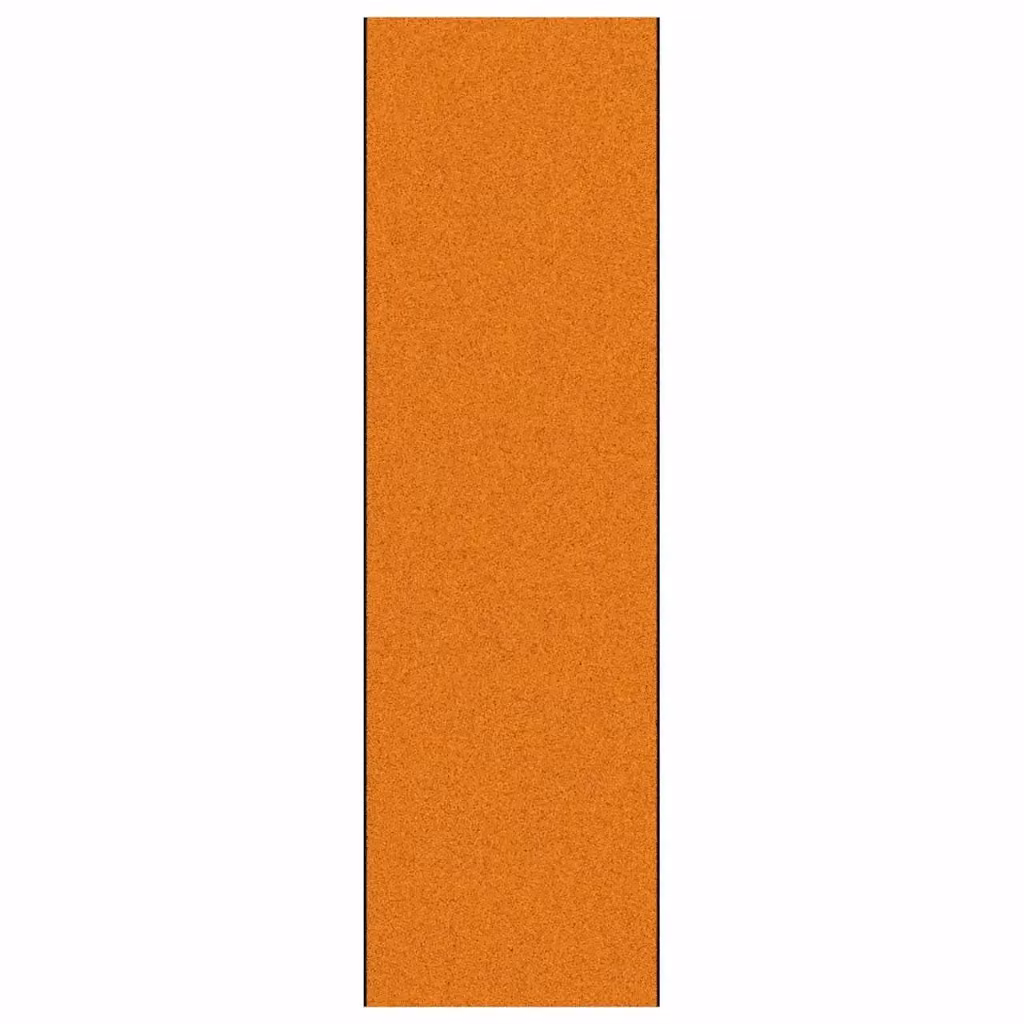 Tappetino rettangolare moderno vidaXL arancione e nero in poliammide e PVC L: 400 cm, P: 120 cm – 2