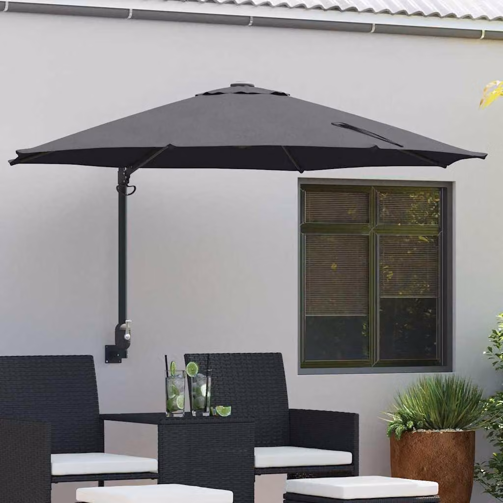 Maison Exclusive - Ombrellone da giardino, dimensioni 248 x 248 x 148 cm, realizzato in poliestere e acciaio