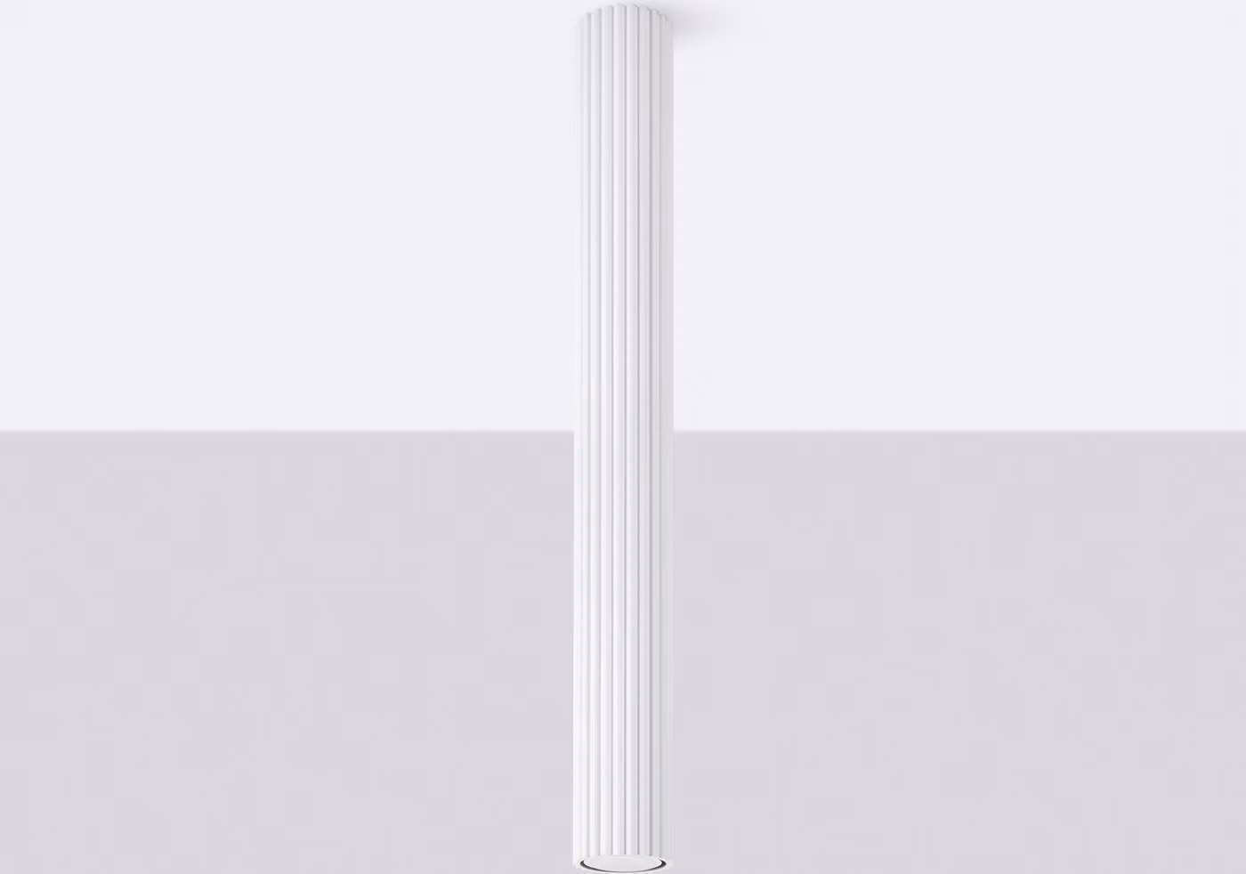 Lampada da soffitto KARBON 60 bianco 1xGU10 10W alluminio 60x6.5x6.5cm Sollux Lighting
