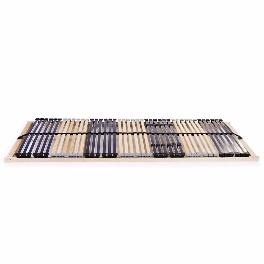 Letto singolo per adulti con rete a doghe in legno di faggio e betulla a 7 zone e 42 doghe L: 80 cm, P: 200 cm – 2
