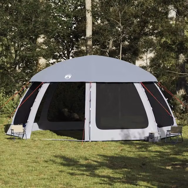 Tenda da piscina con Patta Rimovibile&Pareti in Rete-Tenda per Piscina 612x612 cm 838587