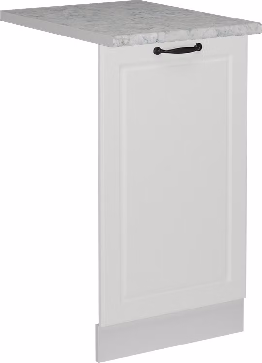 Pannello frontale della lavastoviglie Vicco R-Line Bianco rustico 45 cm , PL Marmo, Model 55069
